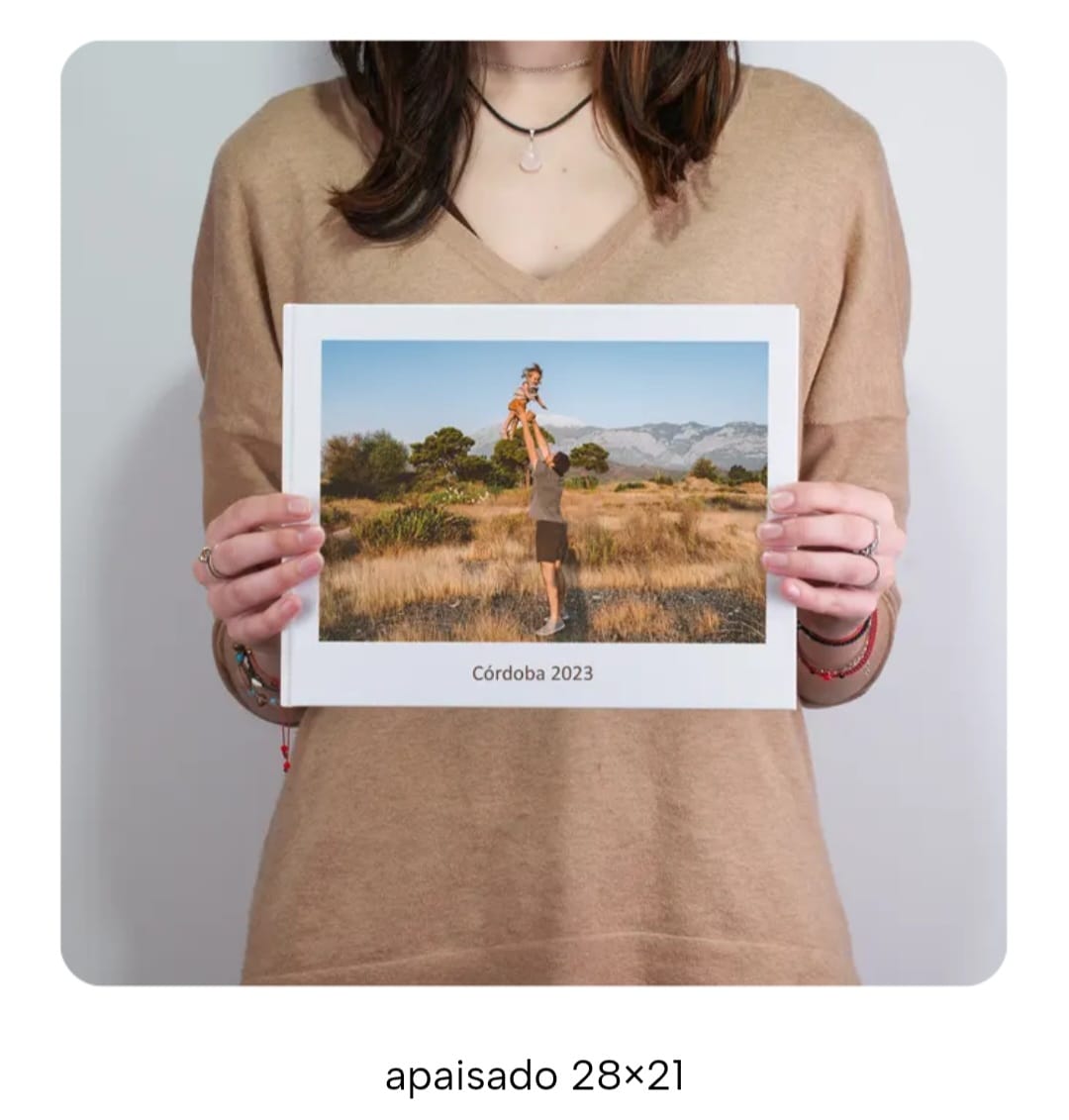 fotolibro apaisado 28 x 21 cm