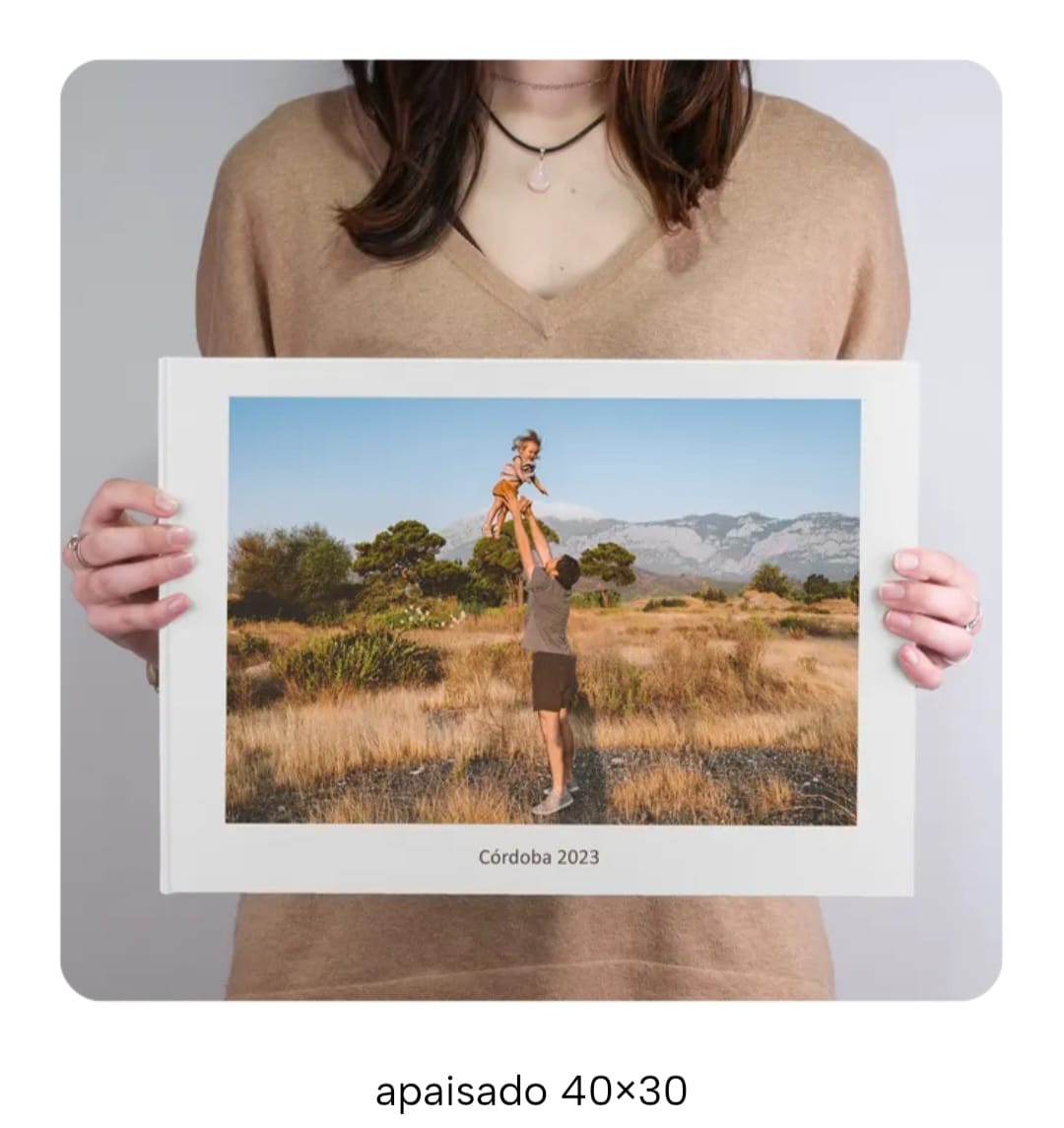 fotolibro apaisado 40 x 30 cm